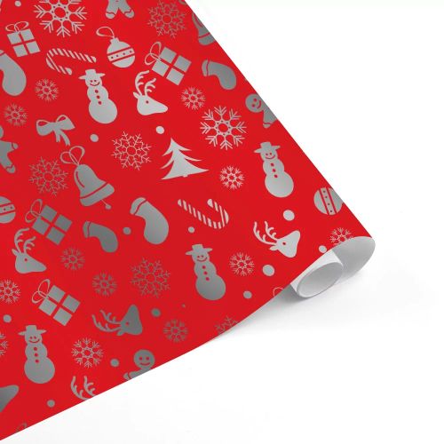 Hartie de ambalat 70x200 santa claus factory - europrice