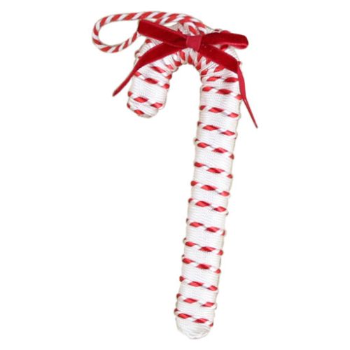 Bastonas decor cu agatatoare candy cane 15cm abj434640