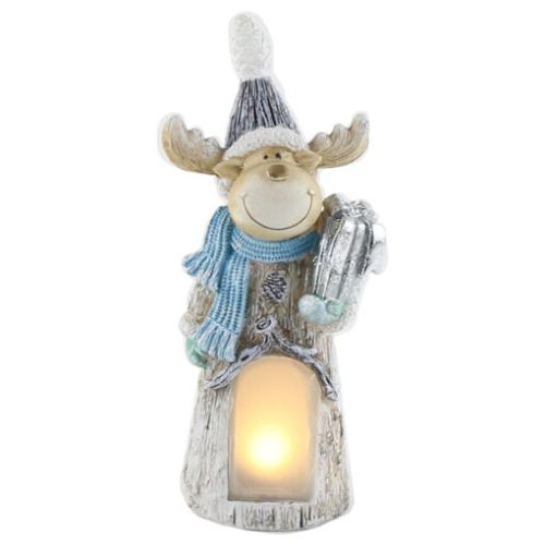 Figurina ren cu led 22 cm din rasina at237080
