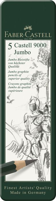 Set 5 buc creion grafit castell jumbo fb fc119305