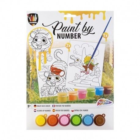 Pictura pe numere copii a4 cr150057-2