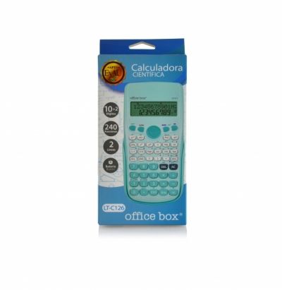 Calculator stiintific office 10+2 functii albastru lt-c126