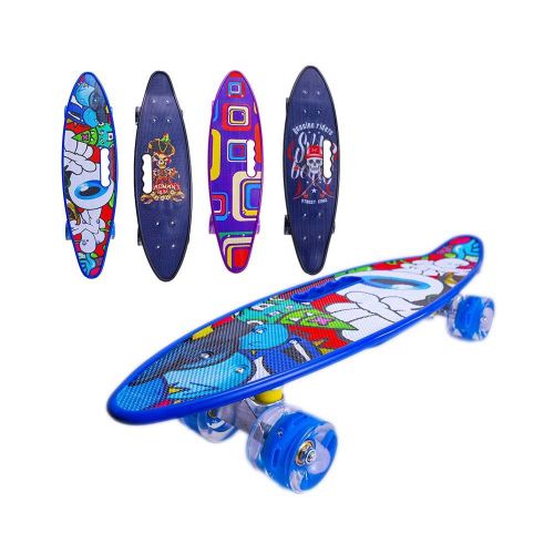 Placa skateboard cu roti silicon led SL-AS