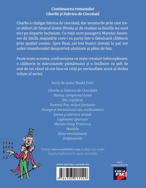 Charlie si Marele Ascensor de Sticla - Roald Dahl