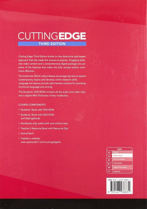 Cutting Edge 3rd Edition Elementary Students' Book and DVD Pack - Araminta Crace, Sarah Cunningham, Peter Moor