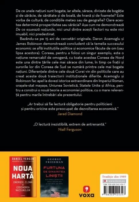 De ce esueaza natiunile - Daron Acemoglu, James A. Robinson