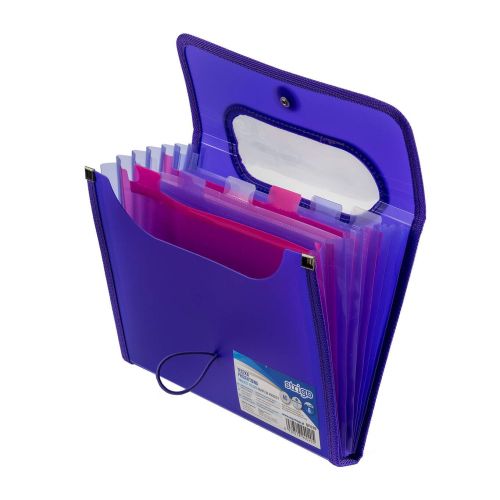 Dosar strigo plastic ext a5 6 comp mov sf039