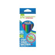 Creioane Color Antibacteriale 12 Culori/ Set SC1283